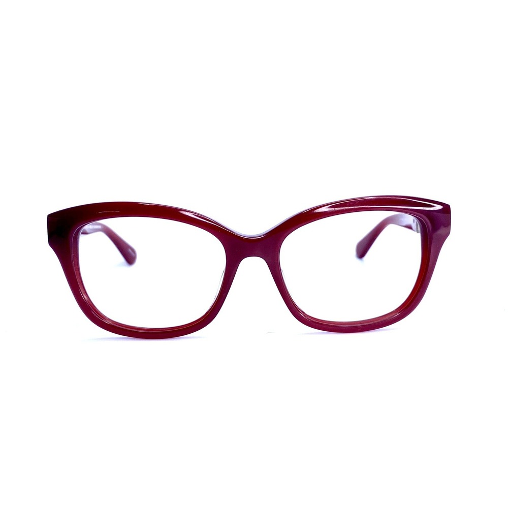 Kate Spade Red Cat Eye Glasses Gold Logo Accent Johanna2 LHFHA 53 17 140